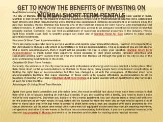 Get To Know The Benefits Of Investing On Mumbai Short Term R