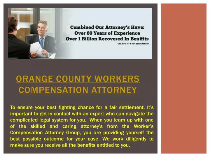 orange county workers compensation attorney