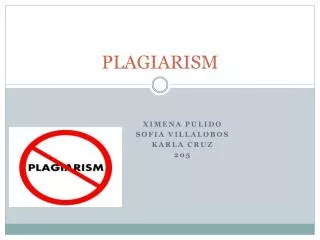 PLAGIARISM