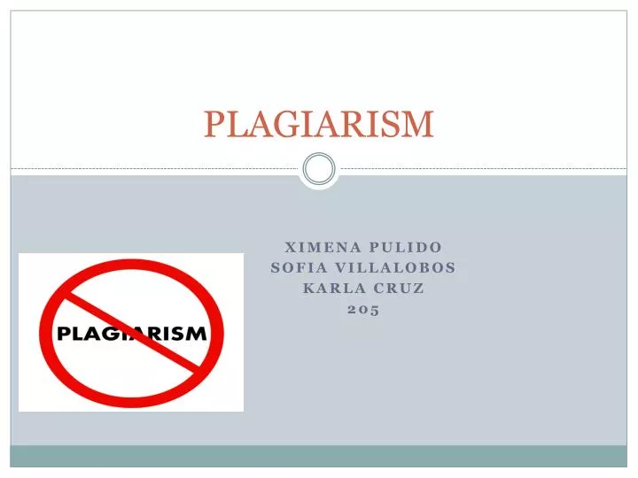 plagiarism