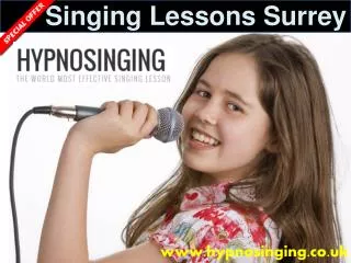 Singing Lessons Surrey