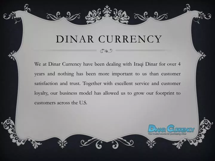 dinar currency
