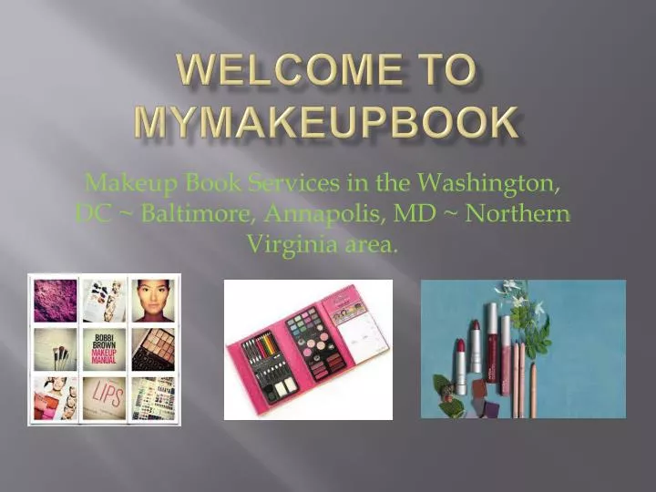 welcome to mymakeupbook