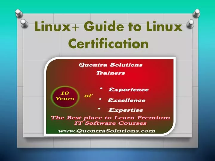 linux guide to linux certification