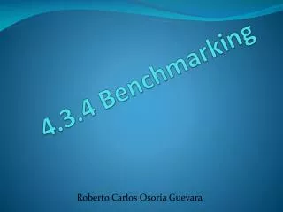 4 3 4 benchmarking