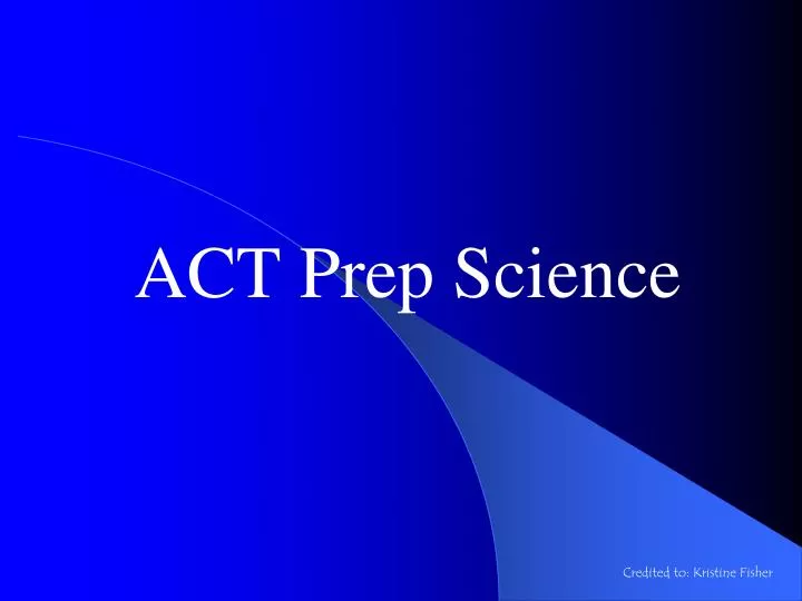 act prep science