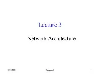 Lecture 3