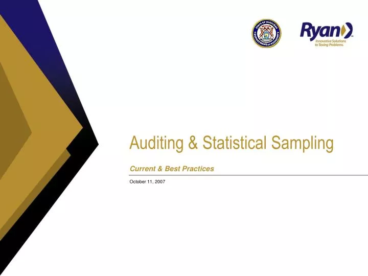 auditing statistical sampling
