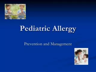 Pediatric Allergy