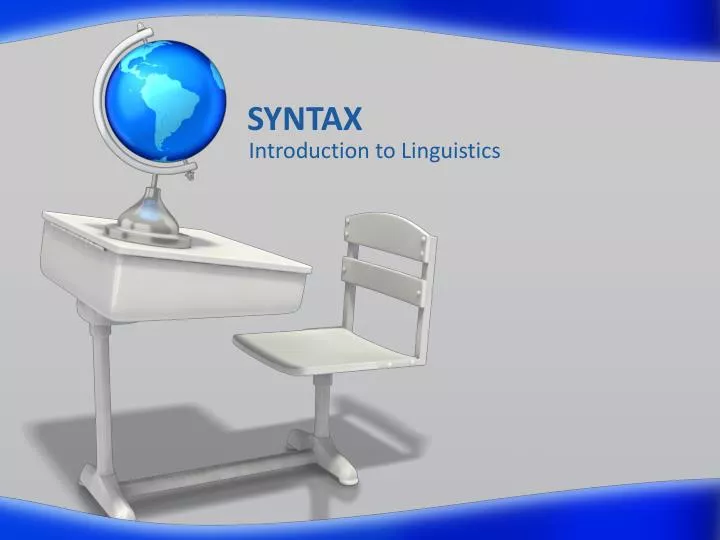 syntax