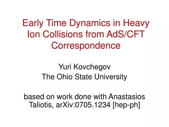 early time dynamics in heavy ion collisions from ads cft correspondence