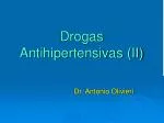 Drogas Antihipertensivas (II) - slide 1