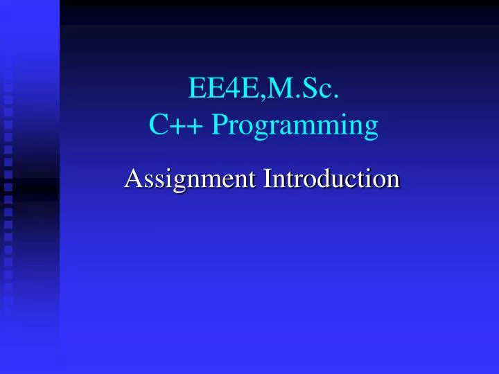ee4e m sc c programming
