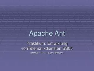 apache ant