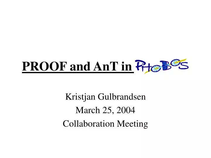 proof and ant in phobos