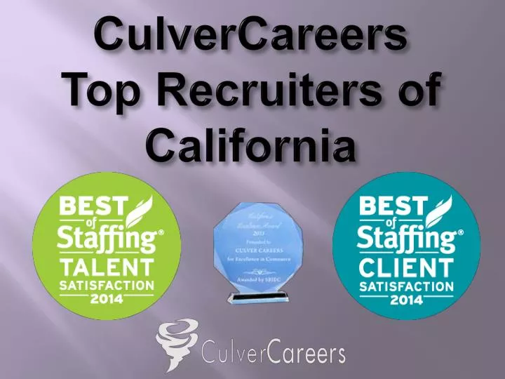 culvercareers top recruiters of california