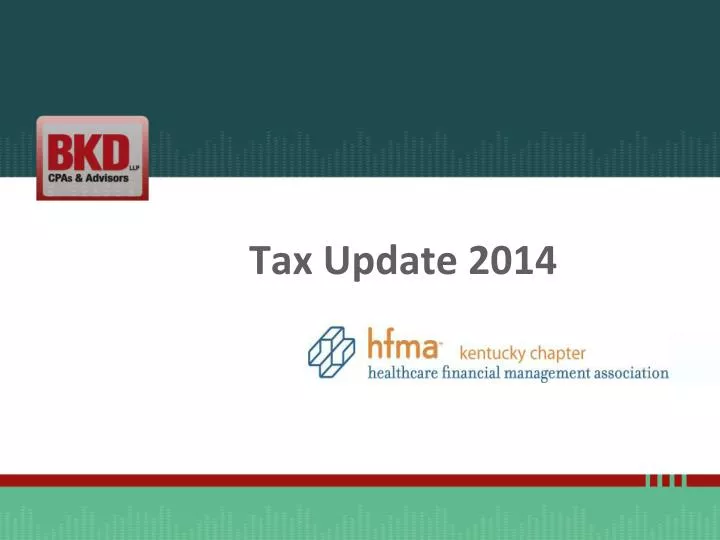 tax update 2014