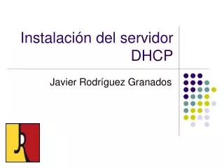 instalaci n del servidor dhcp