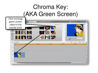 Chroma Key: (AKA Green Screen)