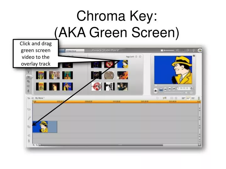 chroma key aka green screen