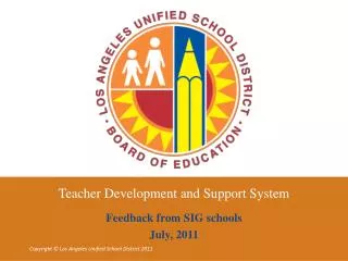 Teacher Development and Support System