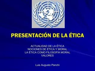 presentaci n de la tica