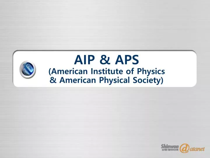 aip aps american institute of physics american physical society