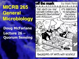MICRB 265 General Microbiology