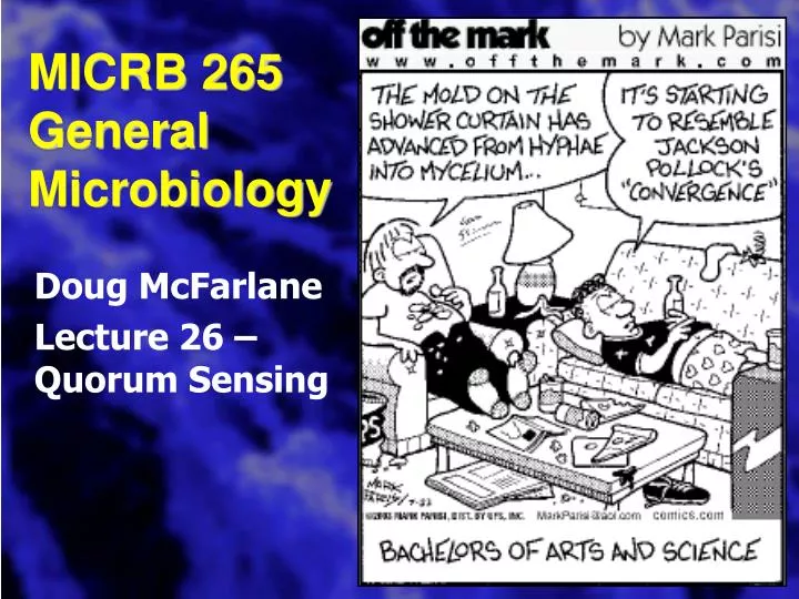 micrb 265 general microbiology