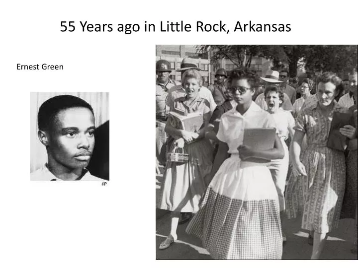 55 years ago in little rock arkansas
