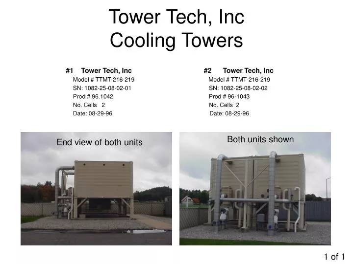 tower tech inc cooling towers
