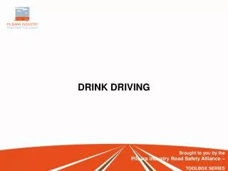 DRINK DRIVING