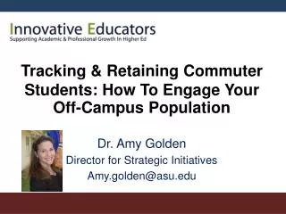 Tracking &amp; Retaining Commuter Students: How To Engage Your Off-Campus Population