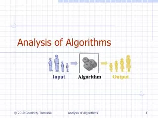 analysis of algorithms