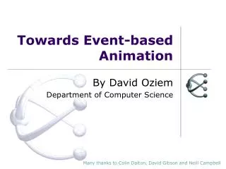 Towards Event-based Animation