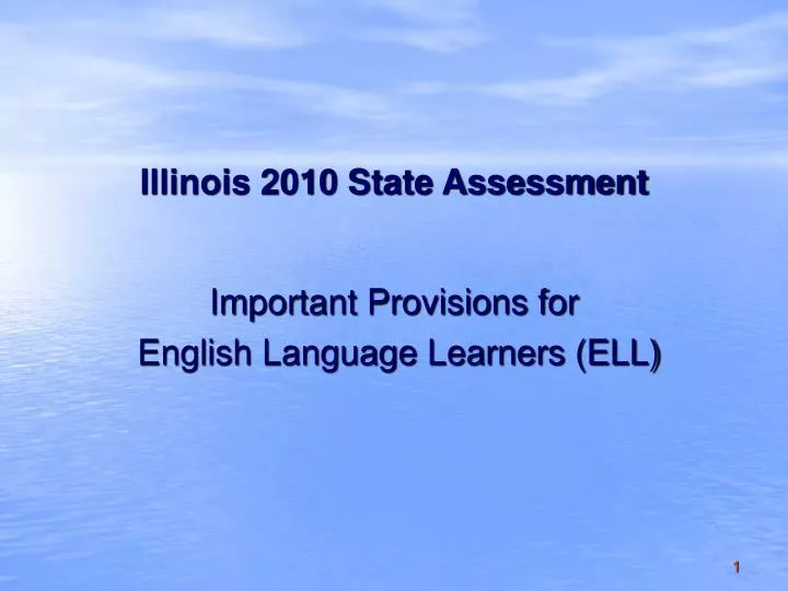 illinois 2010 state assessment