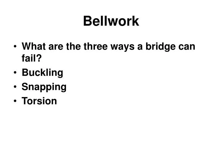 bellwork