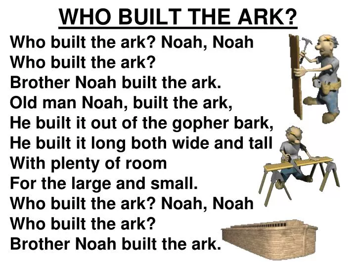 who built the ark