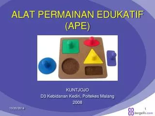 alat permainan edukatif ape