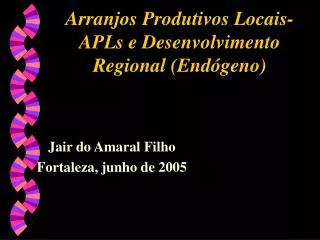 jair do amaral filho fortaleza junho de 2005