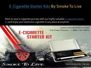 E-cigarette Starter Kit