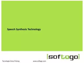 Speech Synthesis Technology