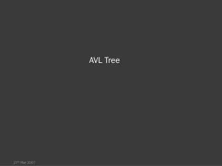 AVL Tree