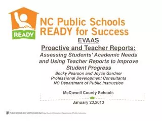 EVAAS Reflective Report Review and Scavenger Hunt