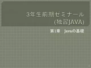 3 java