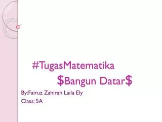 tugasmatematika bangun datar