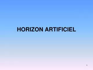 horizon artificiel