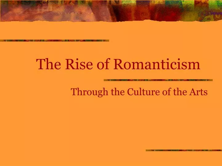 the rise of romanticism
