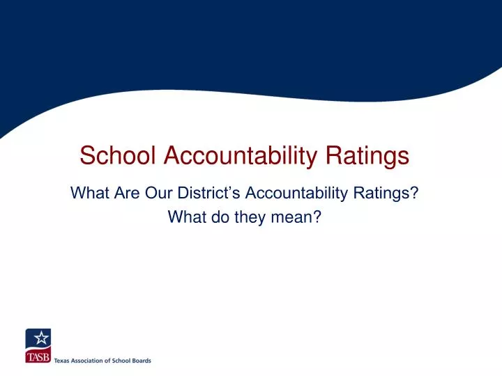 school accountability ratings