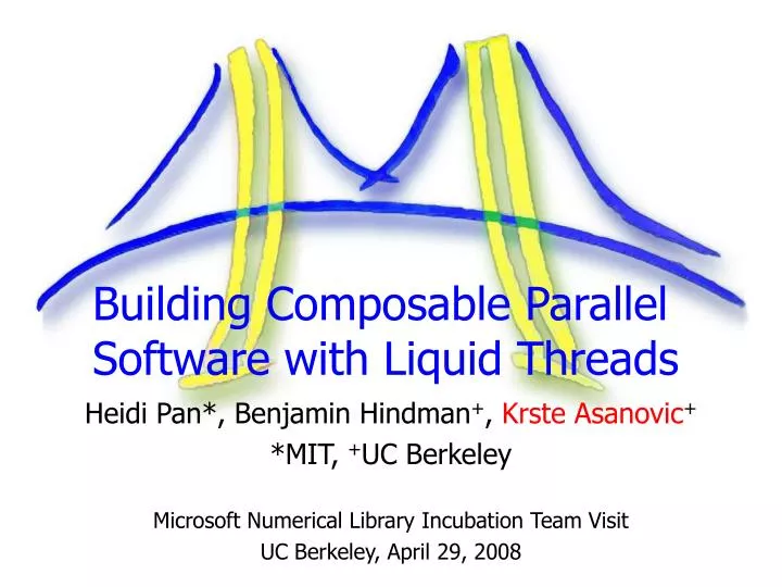 building composable parallel software with liquid threads